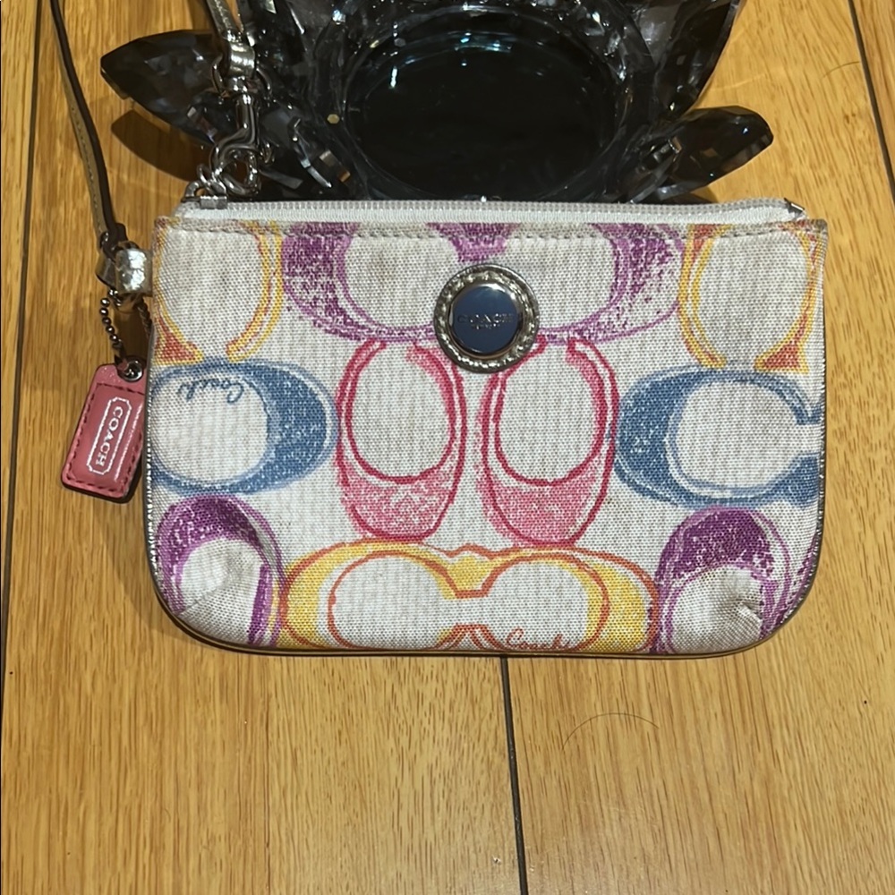 Coach Multicolor Wristlet